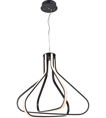 450x500 Elegant Lighting Dahlia Led Inch Black Pendant