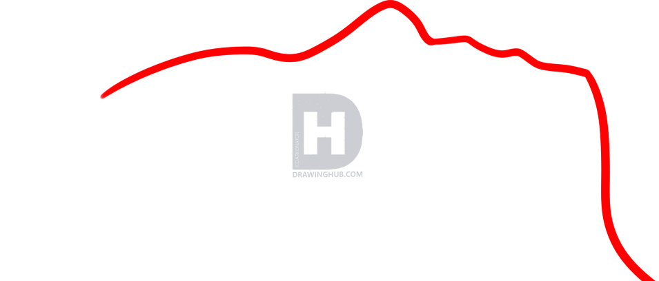 955x408 How To Draw Black Dahlia, Step