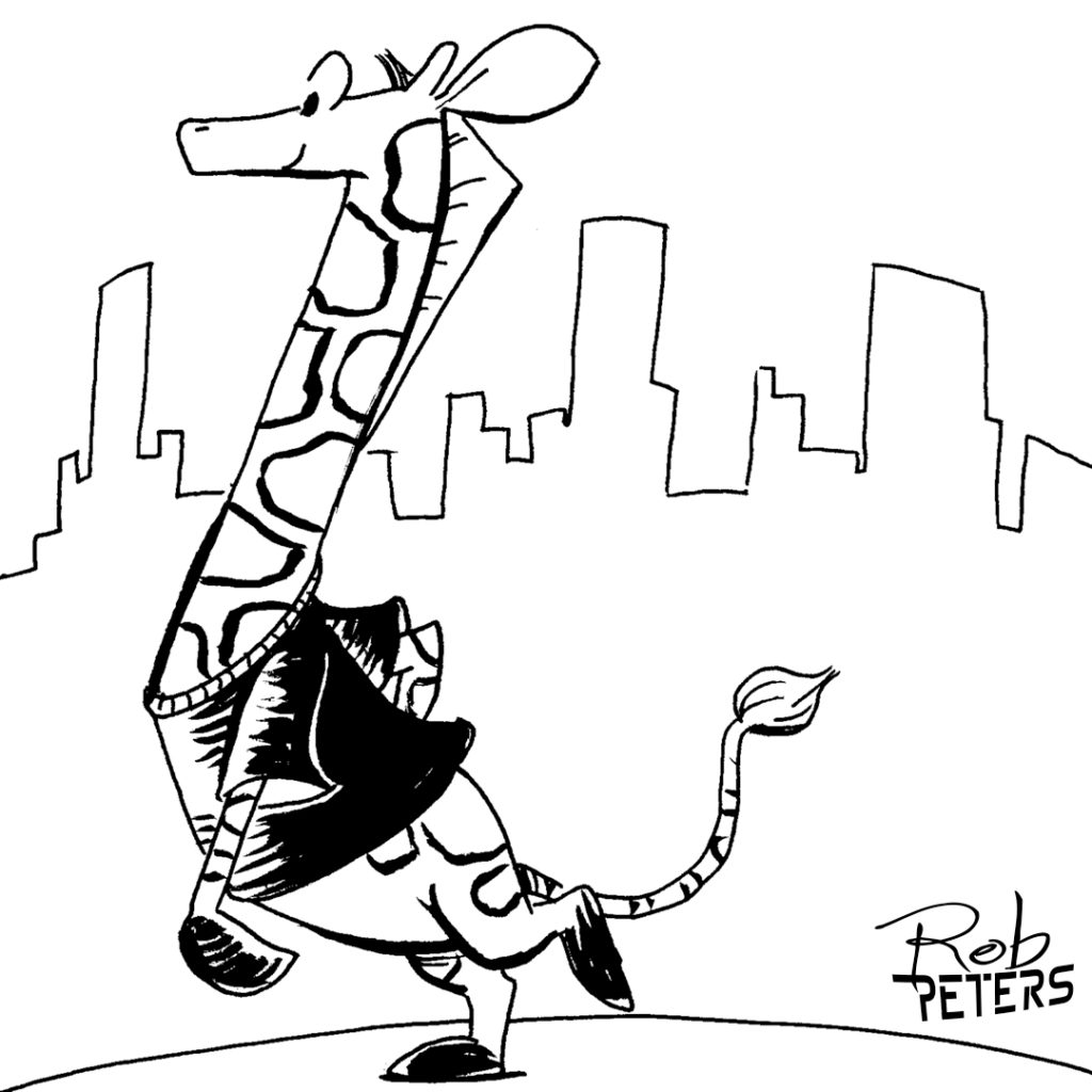 1024x1024 Daily Drawing Giraffe