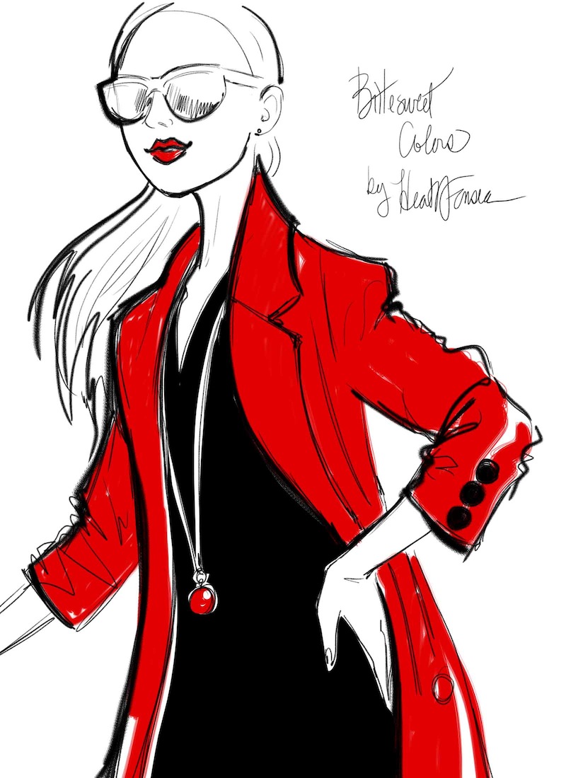 800x1100 Tomato Red And The Daily Drawing Challenge