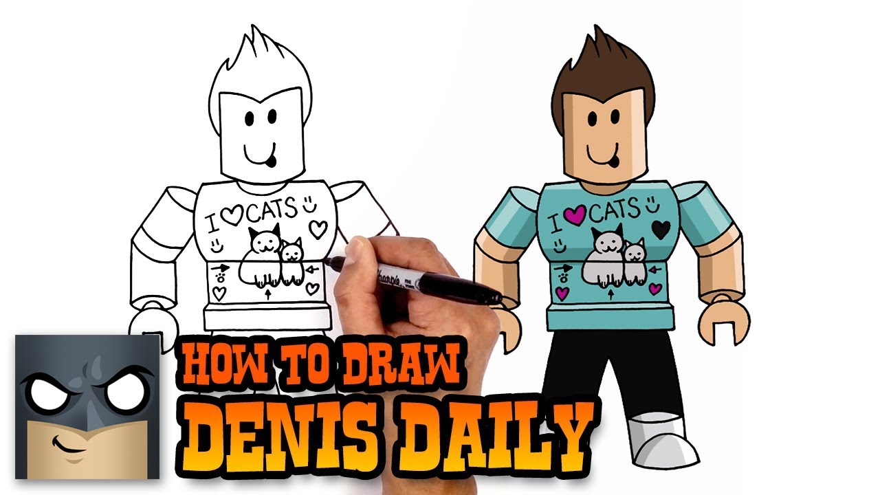 1280x720 How To Draw Denis Daily Roblox