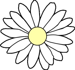 298x279 Simple Daisy Md On Daisy Clip Art