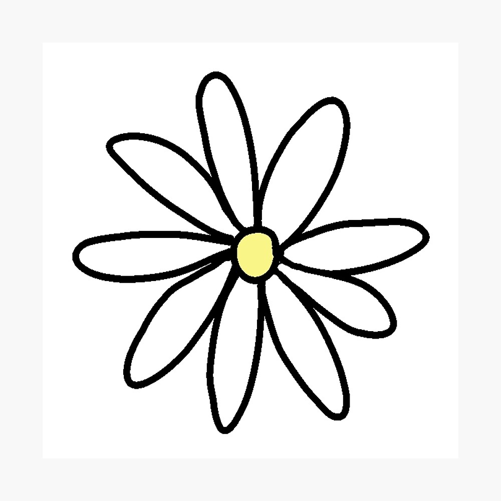 1000x1000 Tumblr Daisy Photographic Print
