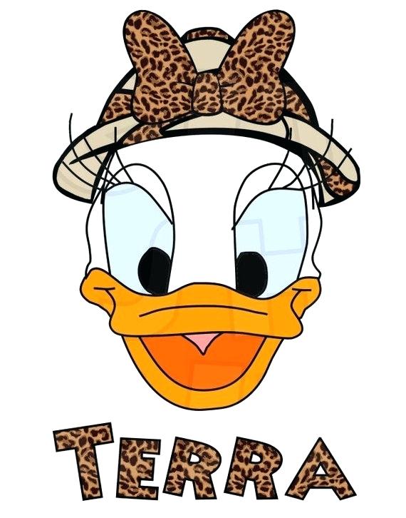 570x726 Daisy Duck Head Safari Daisy Duck Head Digital Iron On Transfer