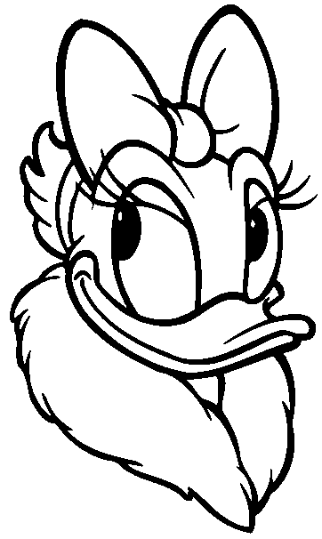 362x606 Coloring Pages Christmas Disney Daisy Duck