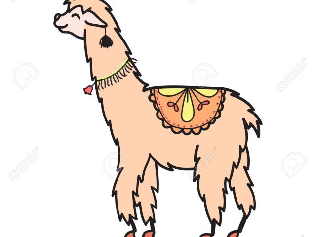 640x480 free lama clipart, download free clip art