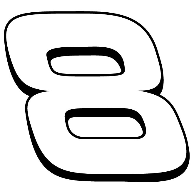 660x660 Dale Earnhardt Jr Vector Number