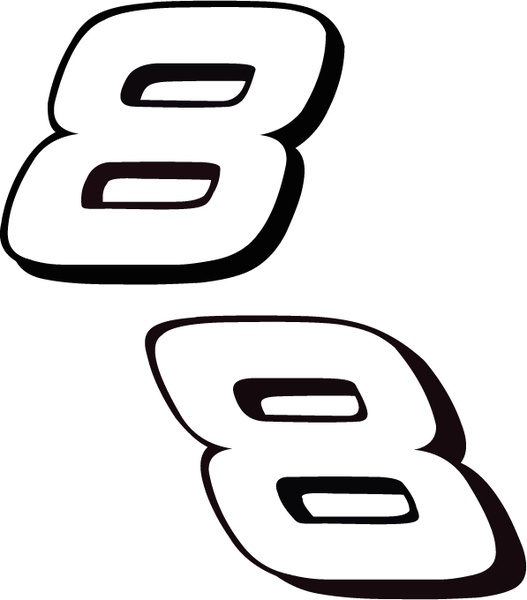 527x600 Dale Earnhardt Jr Free Vector In Encapsulated Postscript