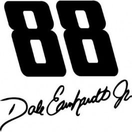 265x265 dale earnhardt jr racing decal dale earnhardt jr
