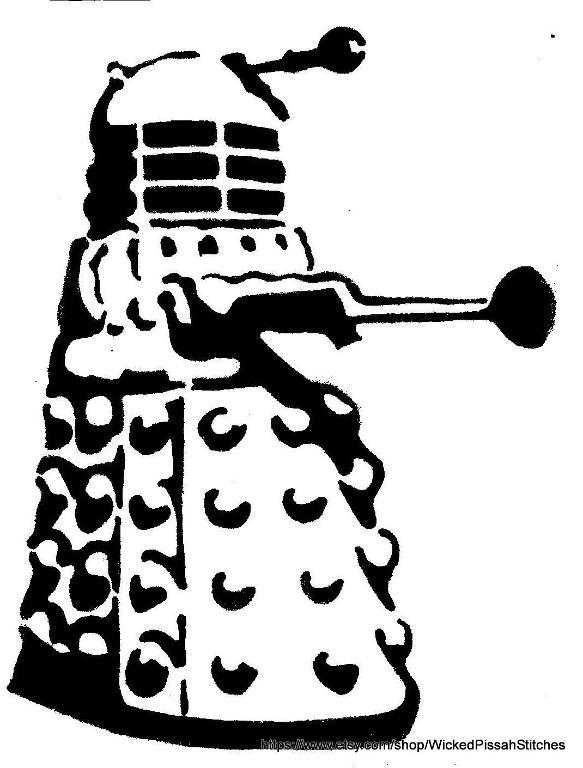 583x768 Dalek Drawing Simple