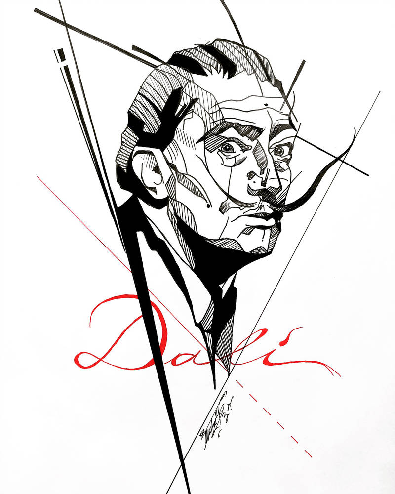 800x1000 dali inktober