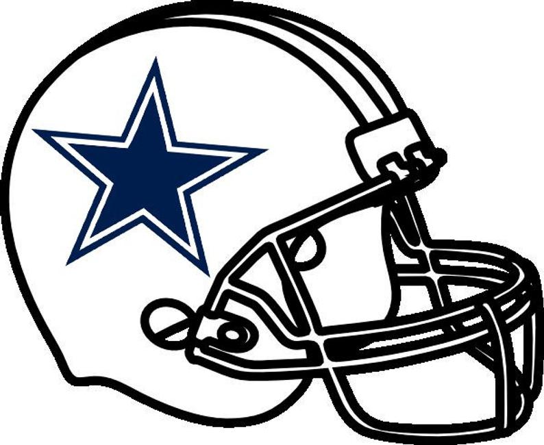 794x650 Dallas Cowboys Helmet Nfl Football Team Logo Wall Decal Vinyl Etsy