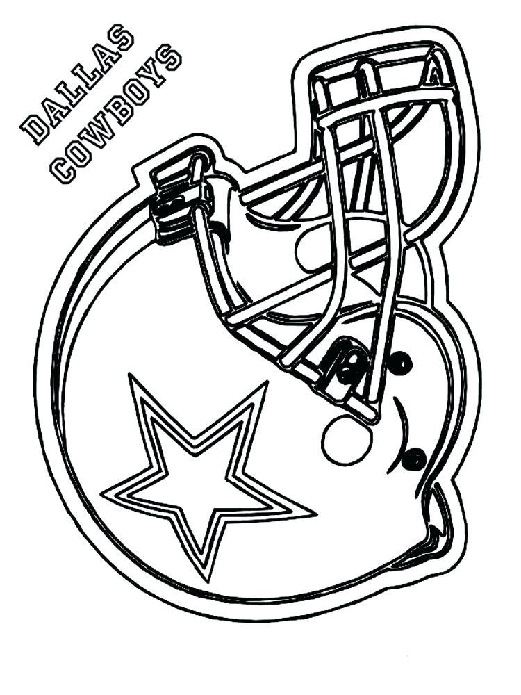 750x1000 Dallas Cowboy Coloring Football Pages Free