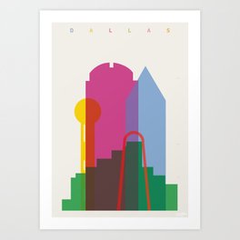 264x264 Dallas Art Prints