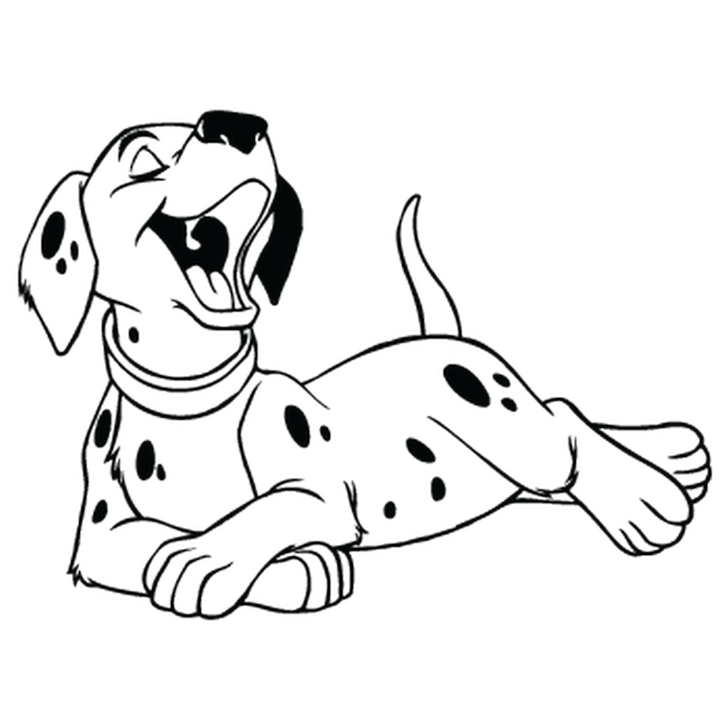 800x800 Dalmatian Dog Decal