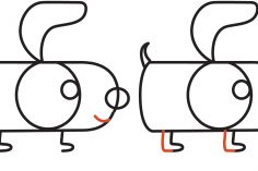 236x157 Dog Drawing Easy Step