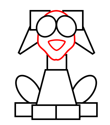 350x400 Drawing A Cartoon Dalmatian