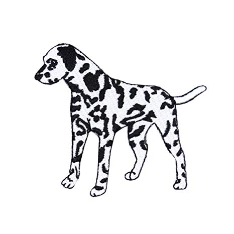466x466 Dalmatian Dog Patch Fluffy Firehouse Pet