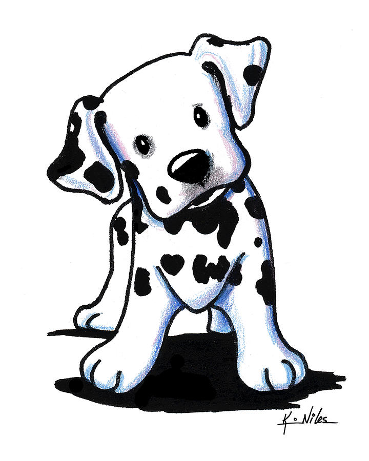 720x900 Dalmatian Puppy Drawing