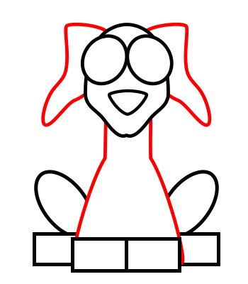 350x400 Drawing A Cartoon Dalmatian