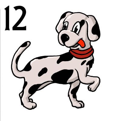 400x400 Draw Dalmatian