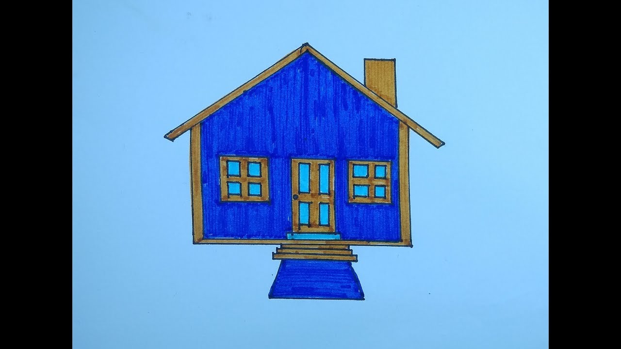 1280x720 Draw A Beautiful House For Kids