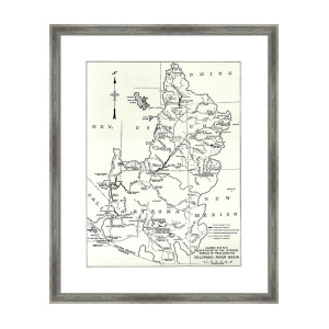 300x300 hoover dam plan and section framed print