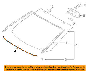 300x239 toyota oem windshield dam ebay