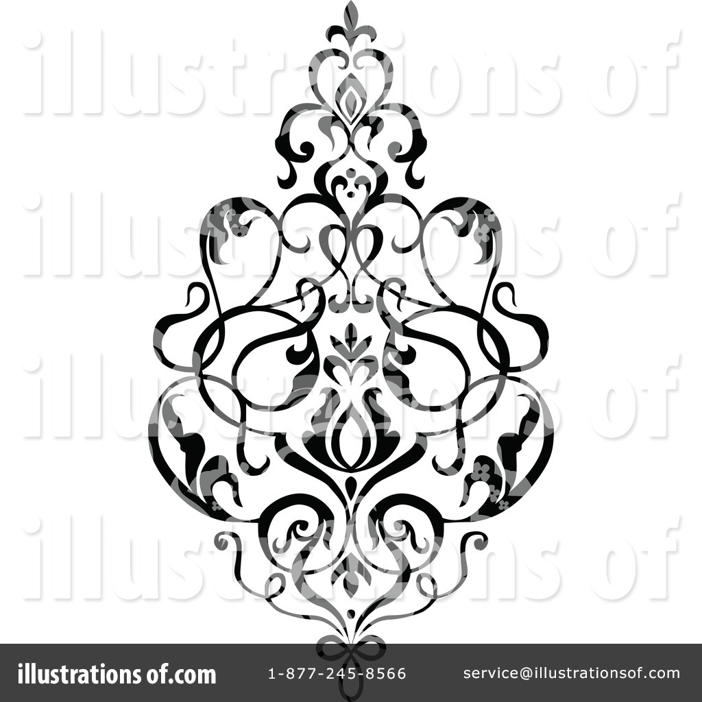 1024x1024 Damask Clipart