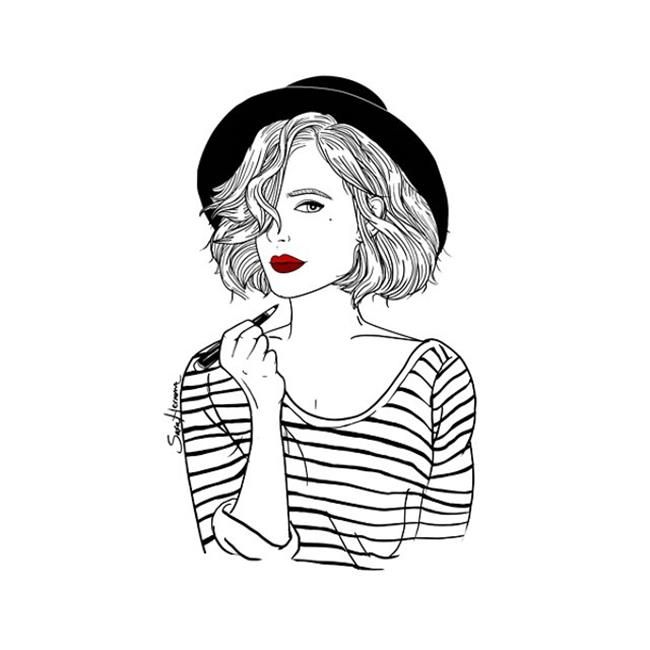 650x650 sara herranz'dan siyah beyaz