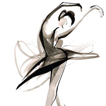 360x360 Ballet Dance Drawing Drawstring Bag