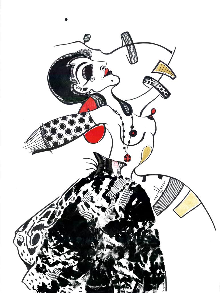 770x1027 Bizarre Dance Drawing