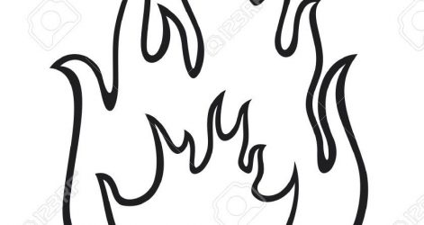 471x250 Campfire Dance Drawing Line Memory Simple Outline Carmi Chaelinn