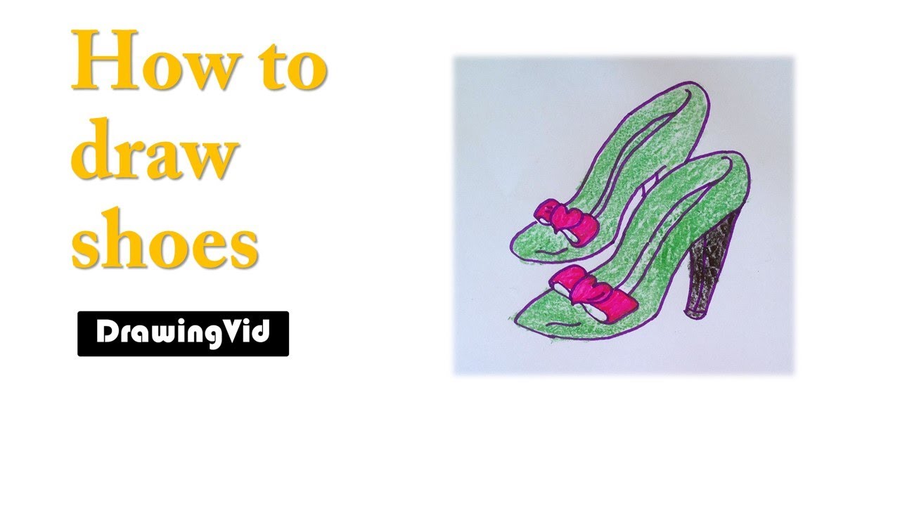 1280x720 How To Draw Dance Shoes