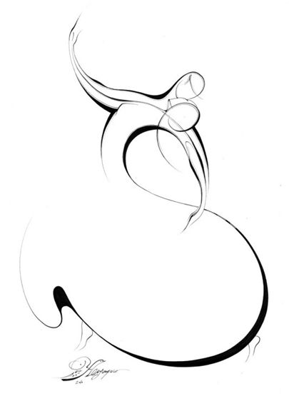 405x569 Dancing Couple No Art Print