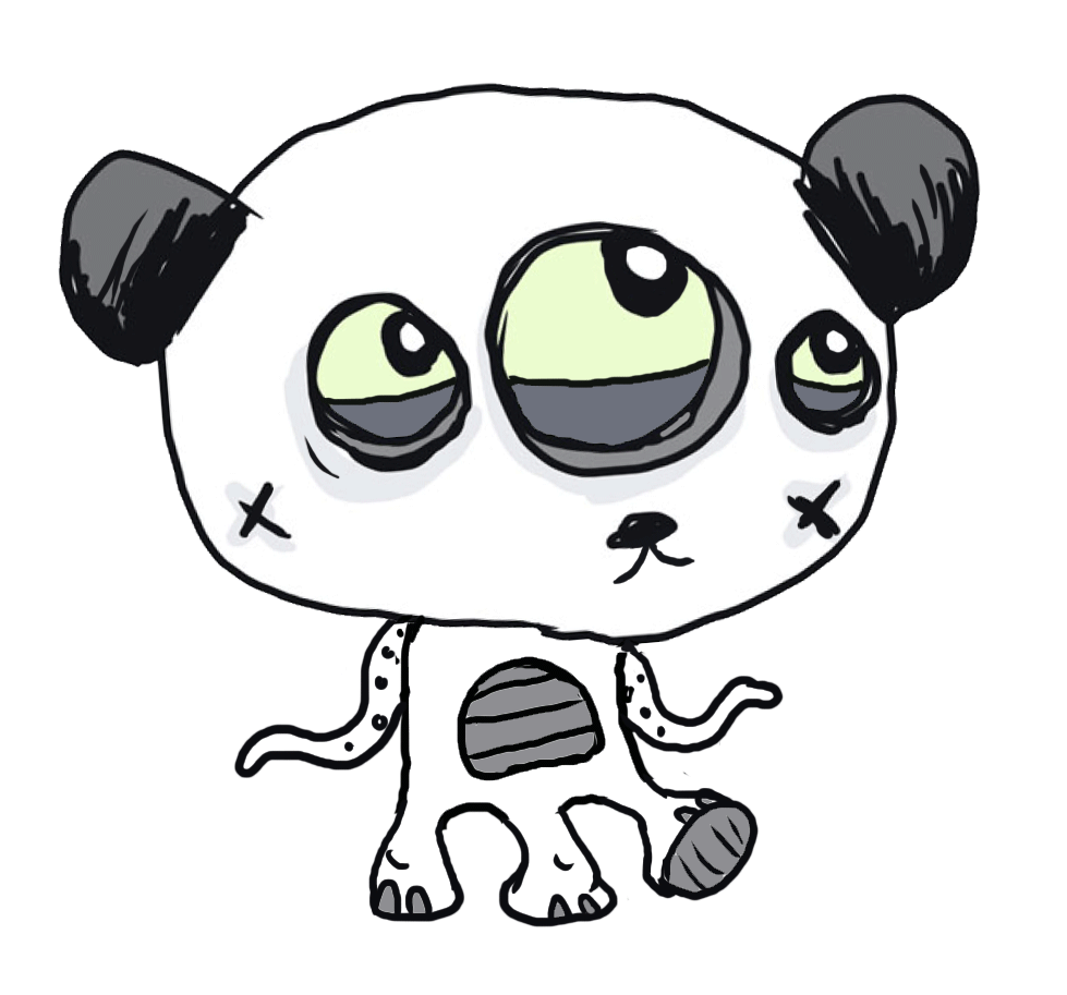 979x913 Dancing Panda Monster Animation! Out Of The Fink Box