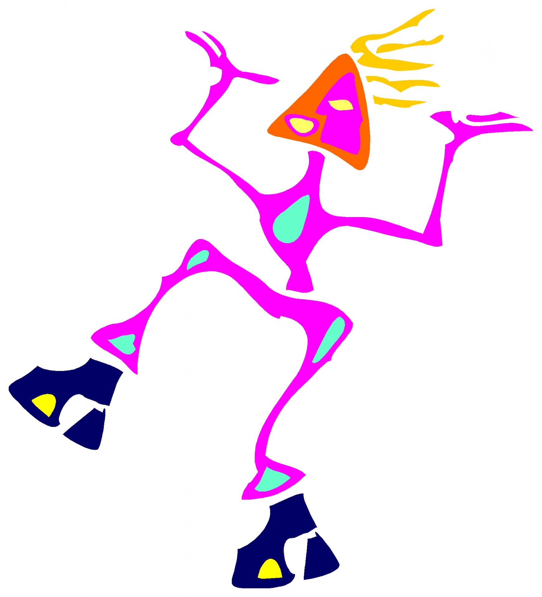 1741x1920 Creature, Figure, Drawing, Sketch, Dancer