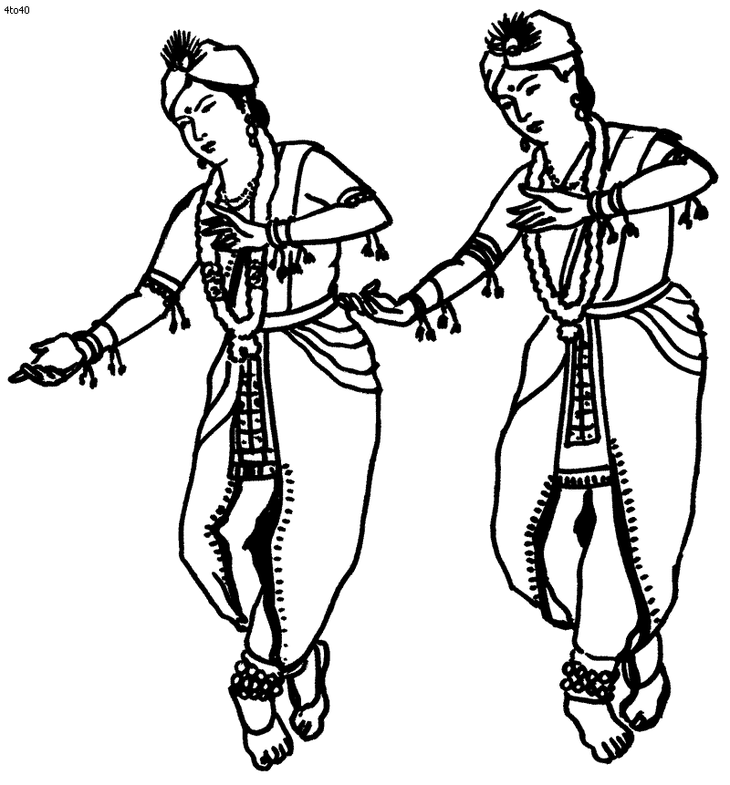 800x861 India Drawing Dance For Free Download