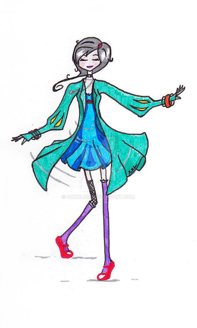 693x1151 Dancing Girl