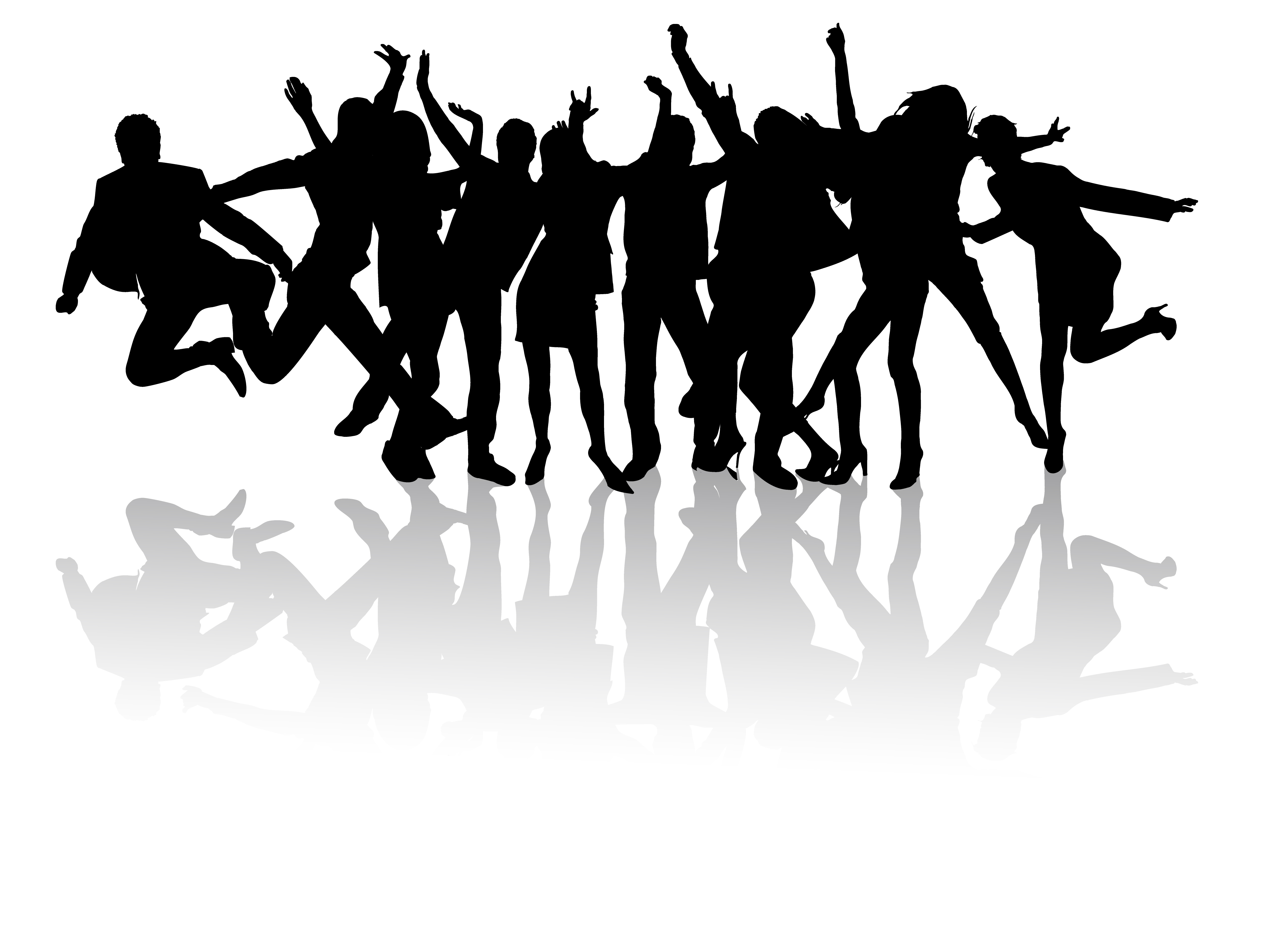 5000x3777 Dancing People Clip Art