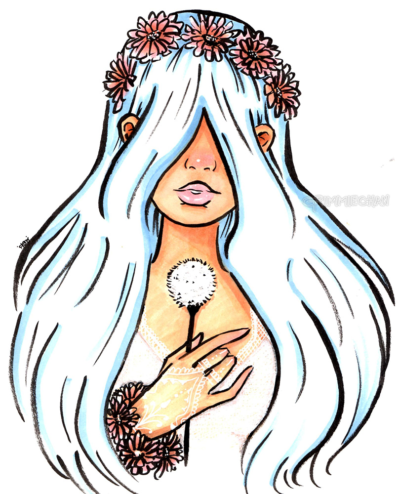 806x1000 Marker Drawing Dandelion Grimmiechan Art Ramblings