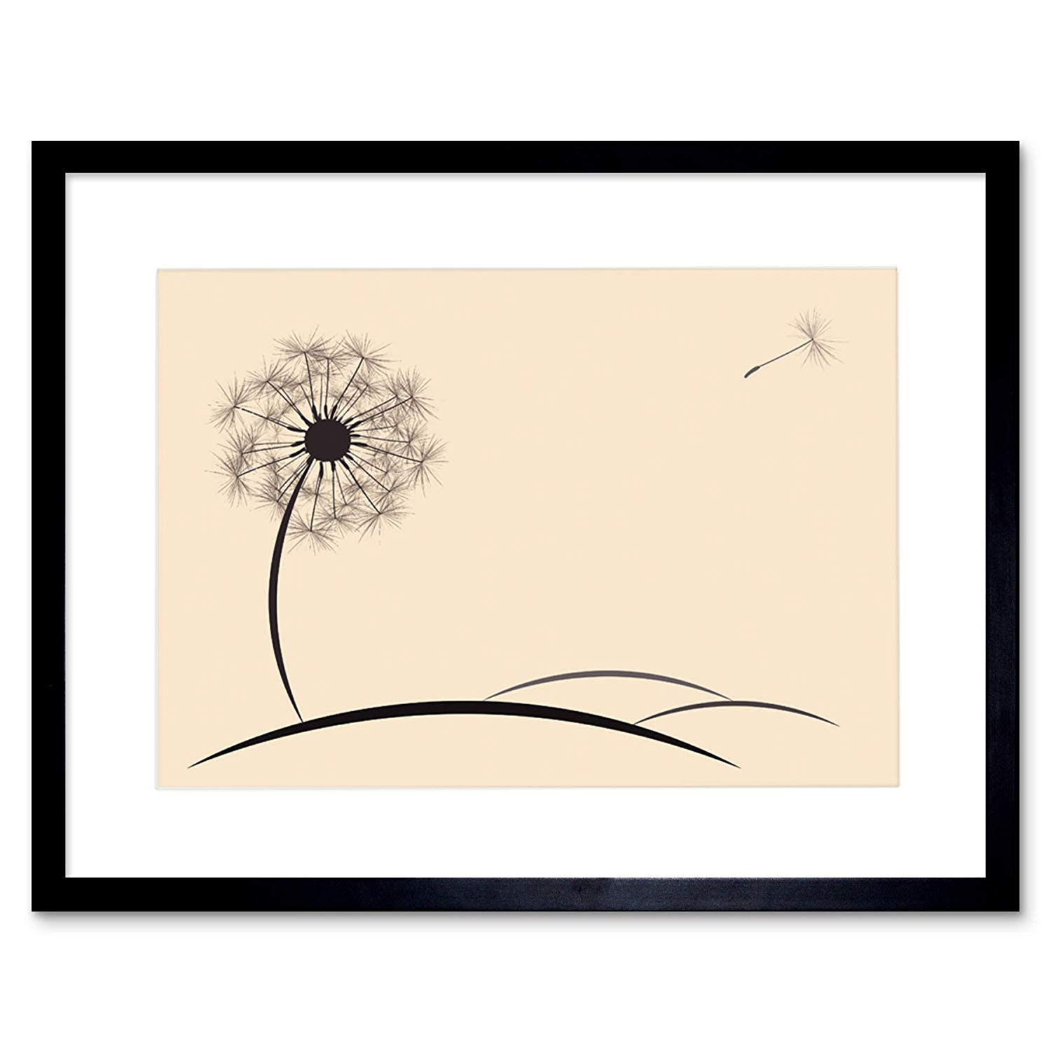 Dandelion Line Drawing | Free download on ClipArtMag