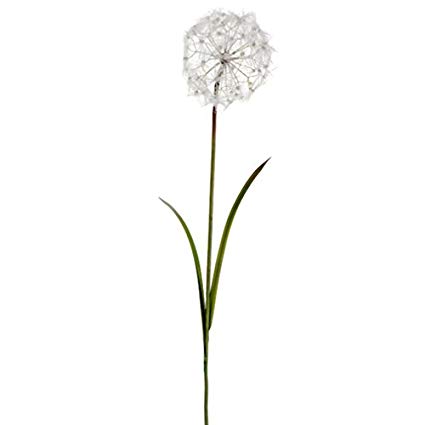 425x425 Silk Dandelion Flower Spray Cream