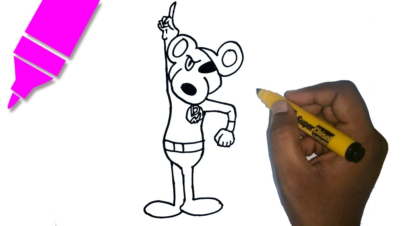 1280x720 How To Draw Danger Mouse Drawing Lesson Easy Step