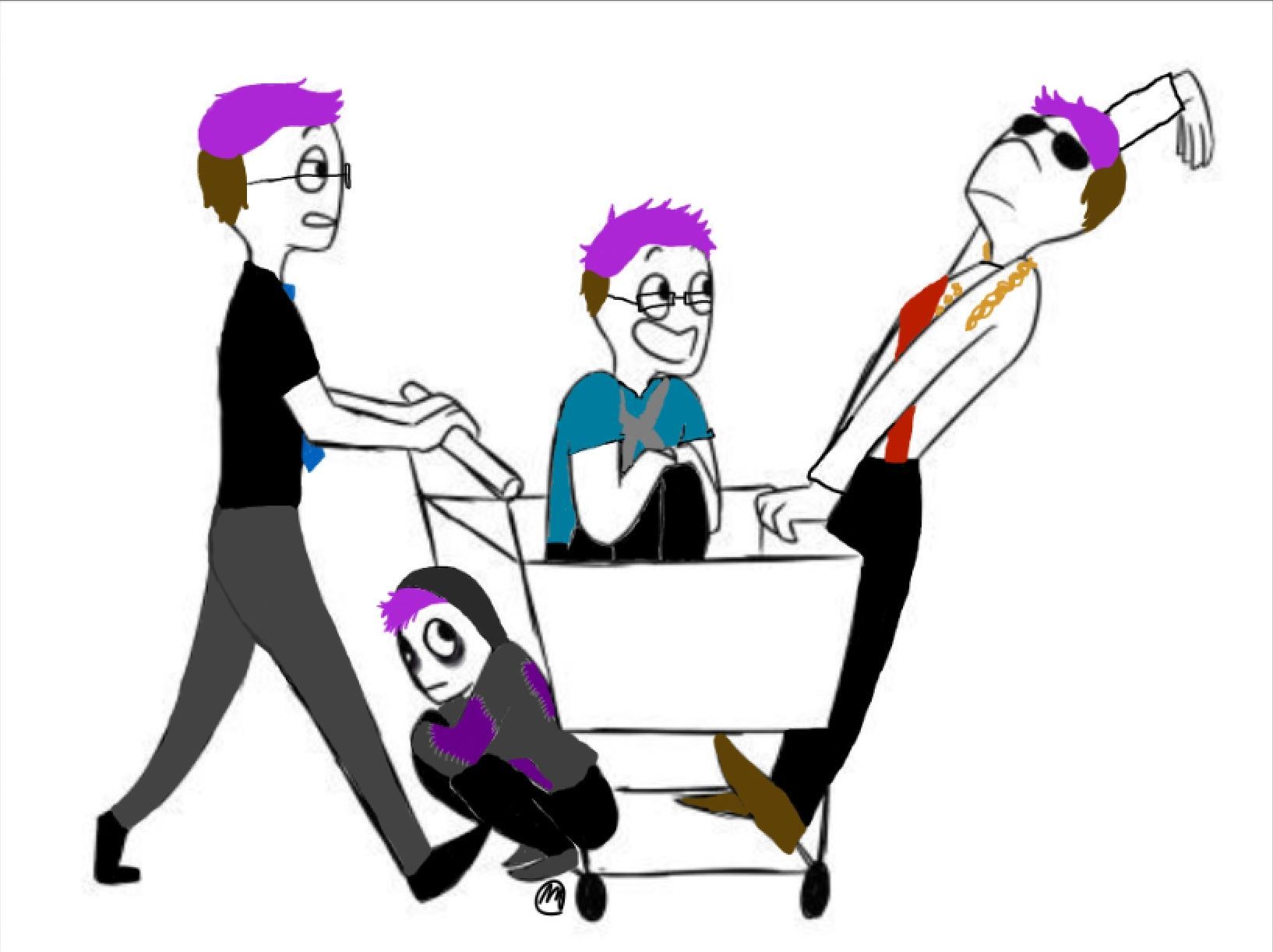 1634x1222 i did a draw the squad for the sanders sides look