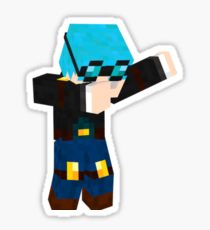 210x230 dantdm minecraft stickers redbubble