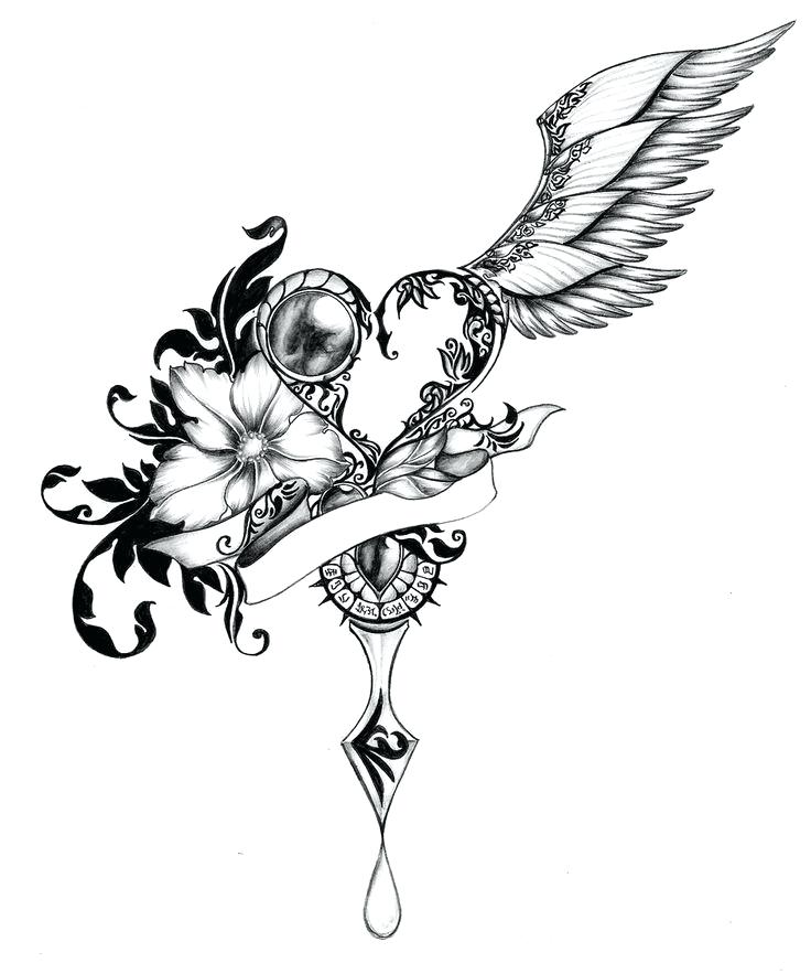 Dark Angel Wings Drawing | Free download on ClipArtMag