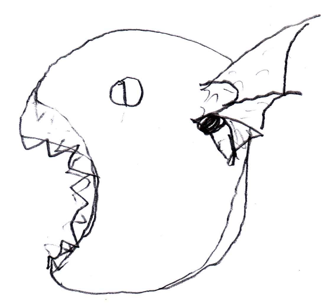 Dark Dragon Drawing