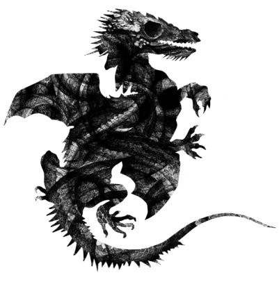 401x406 Custom Conjure Black Dragon