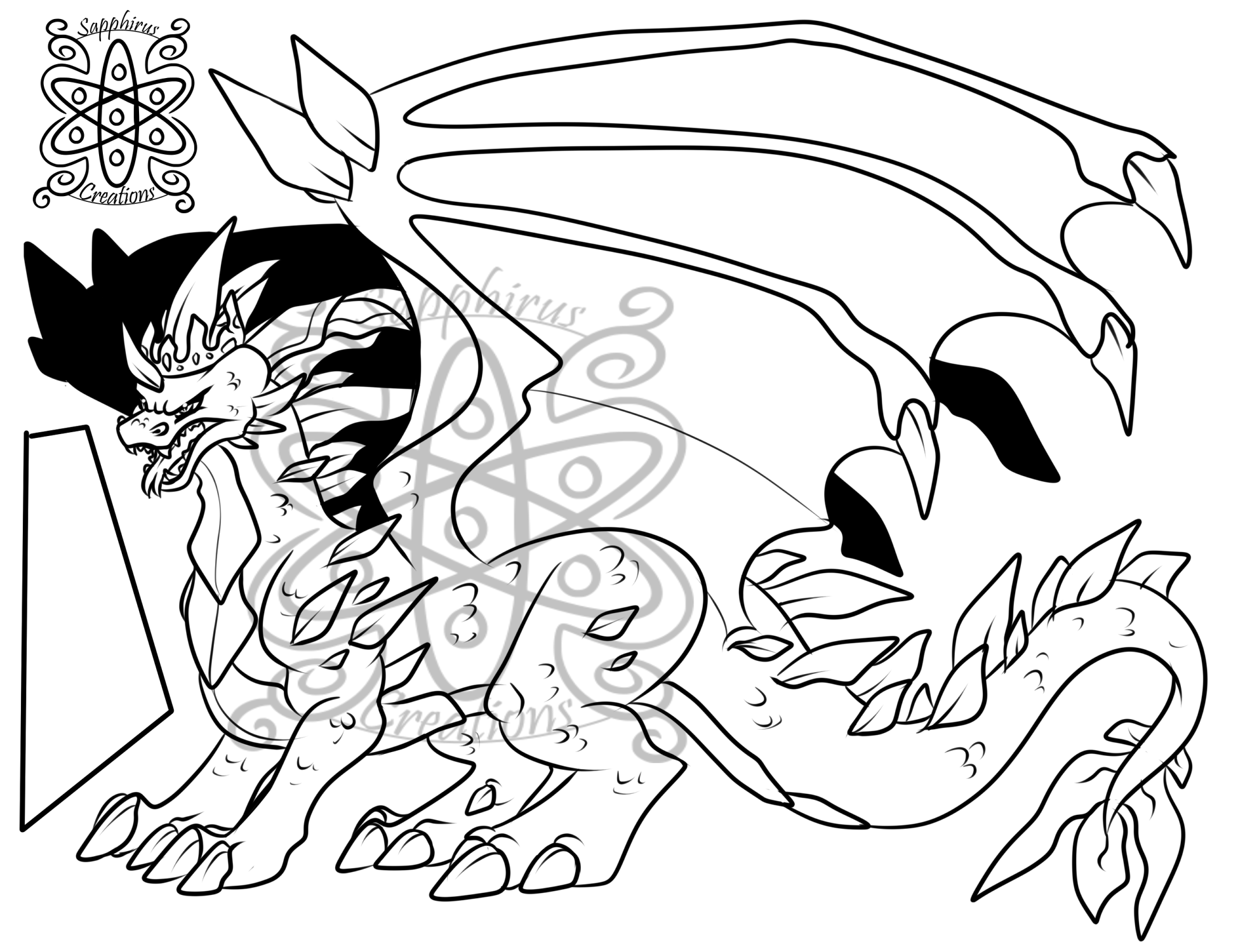 1950x1500 Dark Dragon King +custom Wip